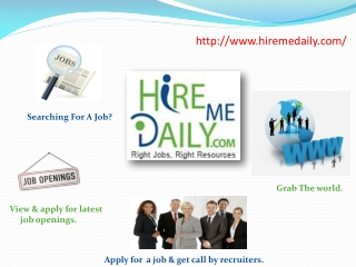 Hire Me Daily Job Portal