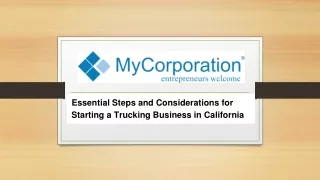 Essential Steps and Considerations for Starting a Trucking Business