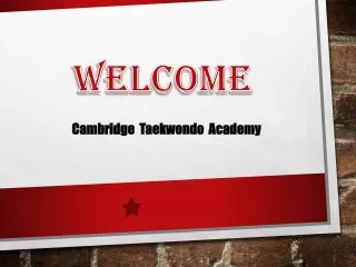 Taekwondo in Hespeler Village