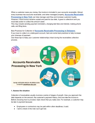 What is accounts receivable collections?