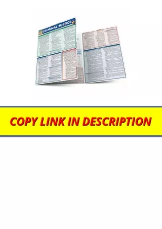 Download Criminal Justice Quick Study Academic full