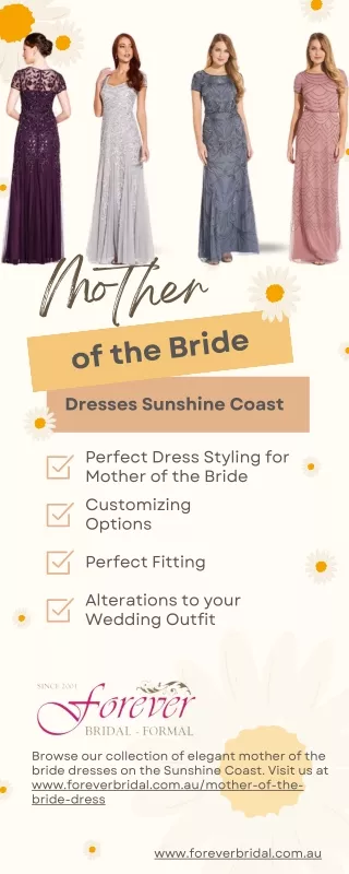 Mother of the Bride Dresses Sunshine Coast -  www.foreverbridal.com.au