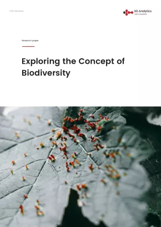 Exploring the Concept of Biodiversity | Whitepaper