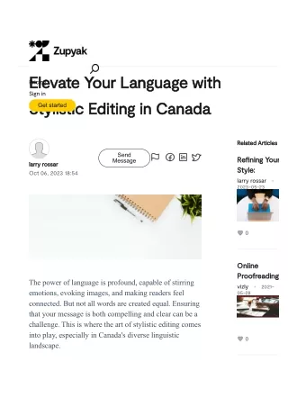 Elevate Your Language with Stylistic Editing in Canada