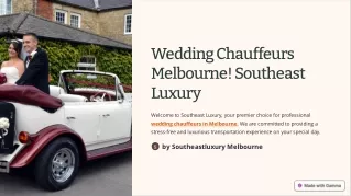 Wedding-Chauffeurs-Melbourne-Southeast-Luxury