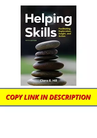 Ebook download Helping Skills Facilitating Exploration Insight and Action for an