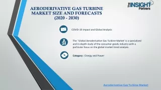 Aeroderivative Gas Turbine Market Size and Forecasts (2020 - 2030)