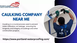 CAULKING COMPANY NEAR ME