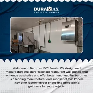 PVC Commercial Kitchen Wall Panels: Sleek, Stylish, and Hygienic