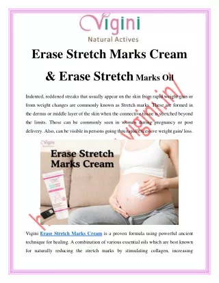 Erase Stretch Marks Cream| Erase Marks Stretch Marks Oil |Call Now-( 91) 8130095