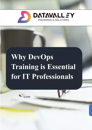 Why DevOps Training is Essential for IT Professionals