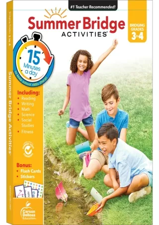 [PDF] READ] Free Summer Bridge Activities 3rd to 4th Grade Workbook, Math, Readi