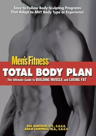 DOWNLOAD [PDF] Total Body Plan: The Ultimate Guide to Building Muscle and Losing