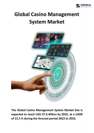 Global Casino Management System Market