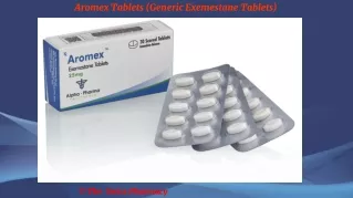 Aromex Tablets (Generic Exemestane Tablets)