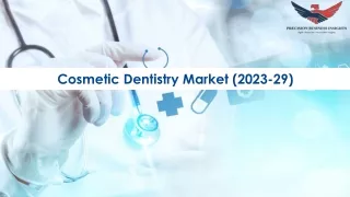 Cosmetic Dentistry Market Size, Growth and Research Report 2029.