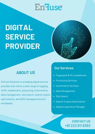 Transform your Business with EnFuse Solutions – A Leading Digital Service Provider