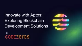 Aptos Development Company | Aptos Blockchain Solutions