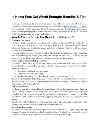 Is Hema Free Gel Worth Enough_ Benefits, Tips and Easy Steps