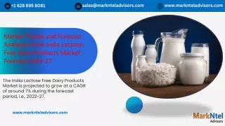 India Lactose-Free Dairy Products Market