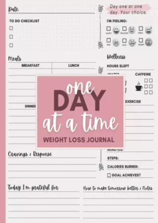 [Ebook] Weight Loss Journal for Women: 12-Week Weight Loss Tracker Journal - Fun