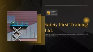 Expert Scissor Lift Training In Mississauga