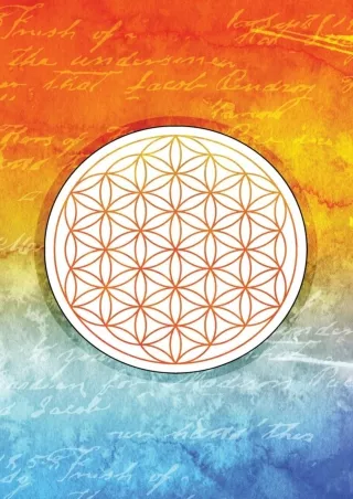 [PDF READ ONLINE] Sacred Geometry Flower of Life: Lined Journal Watercolor Art