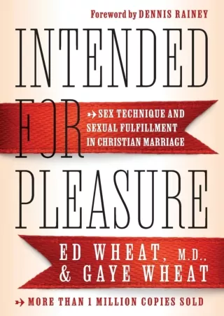 [PDF READ ONLINE] Intended for Pleasure