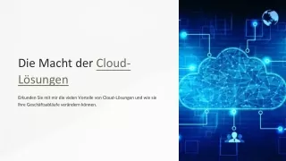 Robert Risch - Die Macht der Cloud Losungen