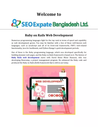 Ruby Rails Web Development |  SEO Expate BD Ltd