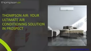 Air Conditioning Prospect-Thompson Air