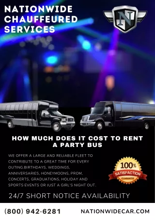 How much Does It Cost to Rent A Party Bus Rental