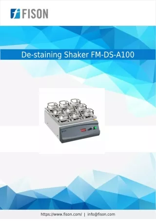 De-staining-Shaker