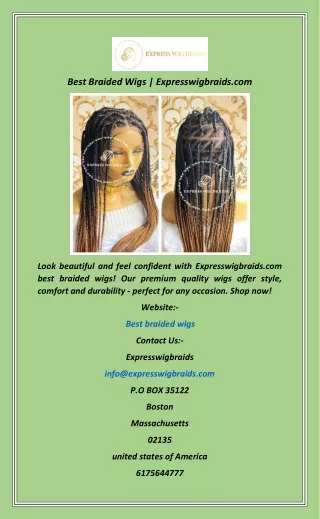 Best Braided Wigs  Expresswigbraids