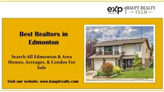 Best Realtors in Edmonton