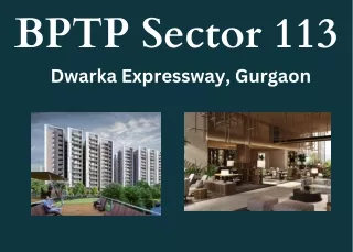 BPTP Sector 113-Brochure.pdf