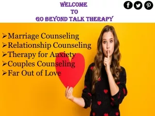Improve Your Relationship at Gobeyondtalktherapy