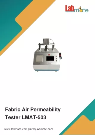 Fabric-Air-Permeability-Tester