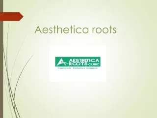 Vampire Facial in Kolkata| Aesthetica Roots