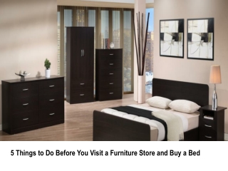 5 Things to Do Before You Visit a Furniture Store and Buy