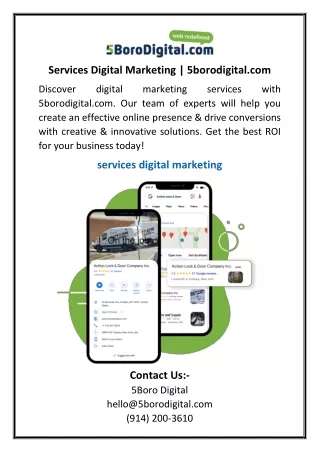 Services Digital Marketing  5borodigital.com