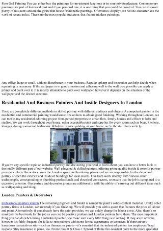 Your Worst Nightmare About professional painters london Come to Life