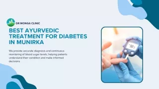 Best Ayurvedic Treatment For Diabetes in Munirka | 8010931122