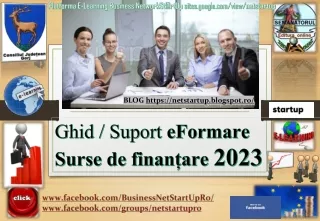 GHID eLearning Surse de finanțare AST 2023