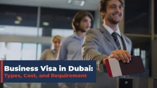 How to get a Business Visa in Dubai