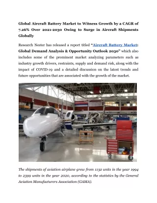 Aircraft Battery Market