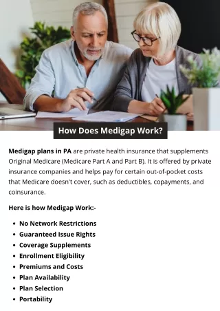 How Does Medigap Work?