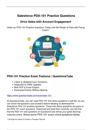 Ace Your PDX-101 Exam On the First Try - Prepare with Actual PDX-101 Questions