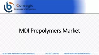 MDI Prepolymers Market