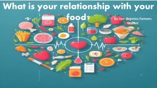 What is your relationship with your food relationship with your food